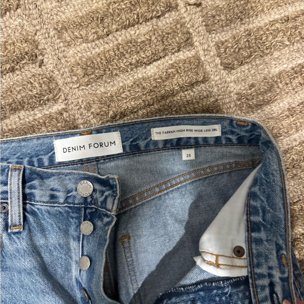 Denim Forum Wide-Leg Women’s Jeans - Picture 3 of 4